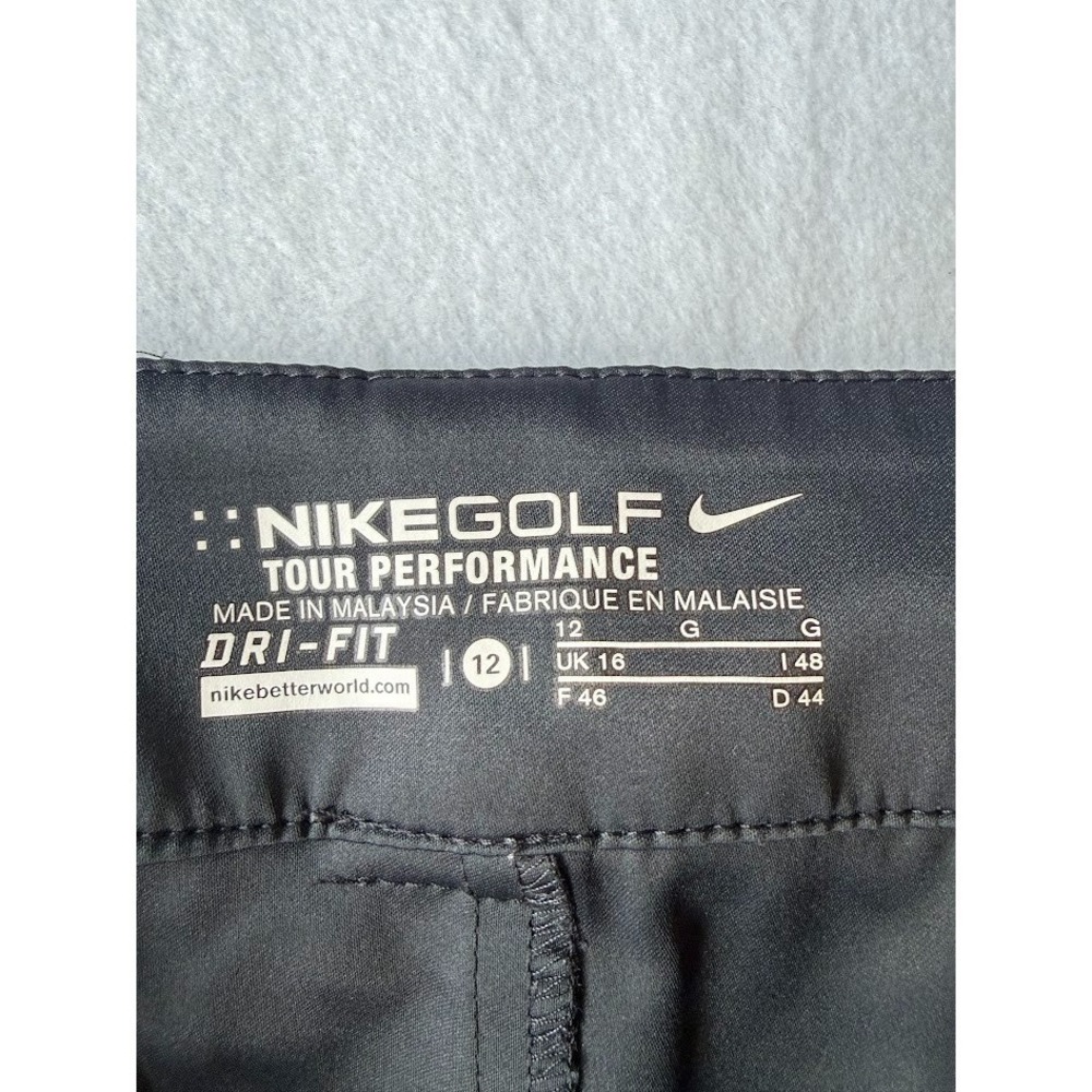 Nike Golf Dri Fit Skort Women Size 12 Black Tour Performance Stretch Activewear - Picture 13 of 16
